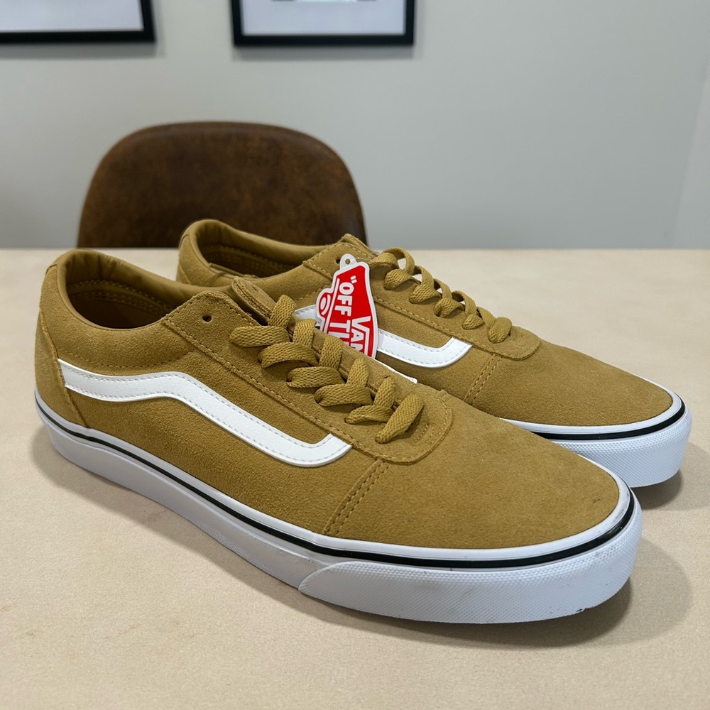 Vans Men's Yellow Suede Sneakers
